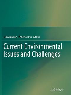 Couverture de l’ouvrage Current Environmental Issues and Challenges