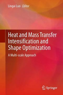 Cover of the book Heat and Mass Transfer Intensification and Shape Optimization