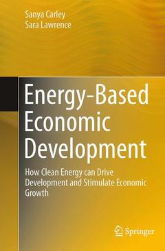 Couverture de l’ouvrage Energy-Based Economic Development