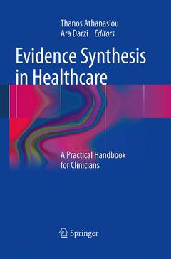 Couverture de l’ouvrage Evidence Synthesis in Healthcare