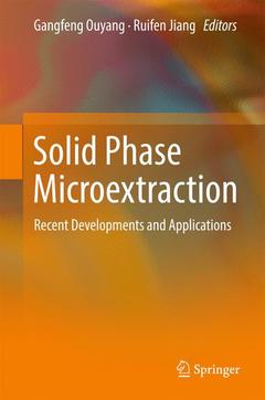 Couverture de l’ouvrage Solid Phase Microextraction