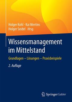 Couverture de l’ouvrage Wissensmanagement im Mittelstand