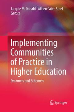Cover of the book Implementing Communities of Practice in Higher Education