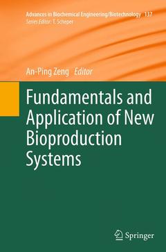 Couverture de l’ouvrage Fundamentals and Application of New Bioproduction Systems