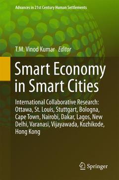 Couverture de l’ouvrage Smart Economy in Smart Cities