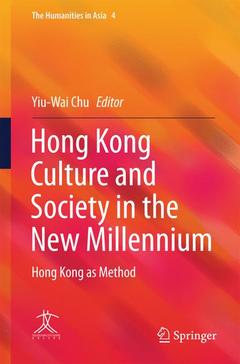 Couverture de l’ouvrage Hong Kong Culture and Society in the New Millennium