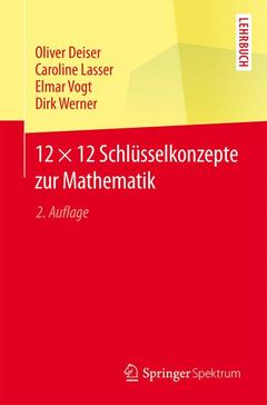 Couverture de l’ouvrage 12 × 12 Schlüsselkonzepte zur Mathematik