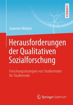Couverture de l’ouvrage Herausforderungen in der Qualitativen Sozialforschung