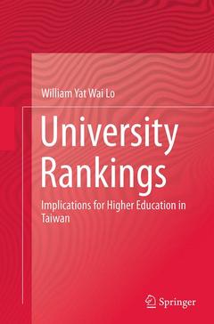 Couverture de l’ouvrage University Rankings