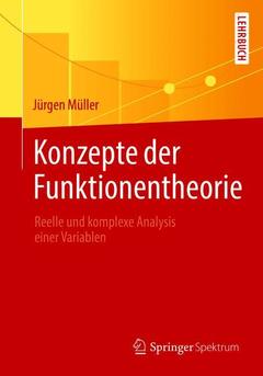 Cover of the book Konzepte der Funktionentheorie