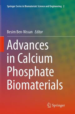 Couverture de l’ouvrage Advances in Calcium Phosphate Biomaterials