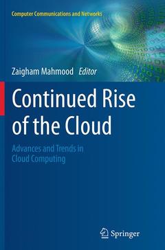 Couverture de l’ouvrage Continued Rise of the Cloud
