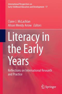 Couverture de l’ouvrage Literacy in the Early Years