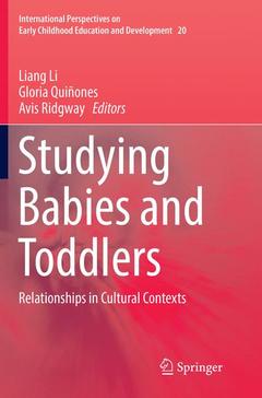 Couverture de l’ouvrage Studying Babies and Toddlers