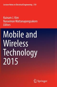 Couverture de l’ouvrage Mobile and Wireless Technology 2015
