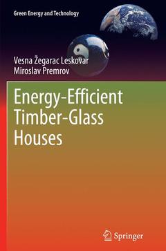 Couverture de l’ouvrage Energy-Efficient Timber-Glass Houses