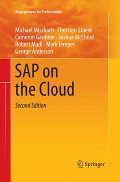 Couverture de l’ouvrage SAP on the Cloud