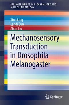 Couverture de l’ouvrage Mechanosensory Transduction in Drosophila Melanogaster