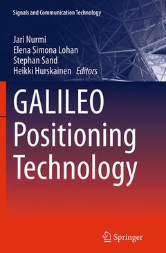 Couverture de l’ouvrage GALILEO Positioning Technology