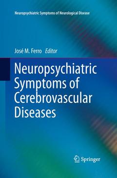 Couverture de l’ouvrage Neuropsychiatric Symptoms of Cerebrovascular Diseases