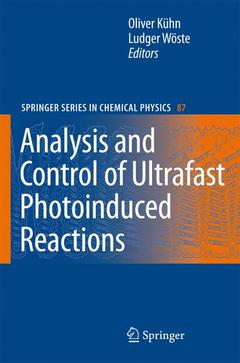Couverture de l’ouvrage Analysis and Control of Ultrafast Photoinduced Reactions