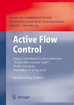 Couverture de l’ouvrage Active Flow Control