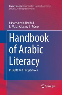 Couverture de l’ouvrage Handbook of Arabic Literacy
