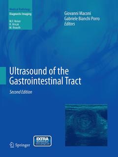 Couverture de l’ouvrage Ultrasound of the Gastrointestinal Tract
