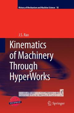Cover of the book Kinematics of Machinery Through HyperWorks