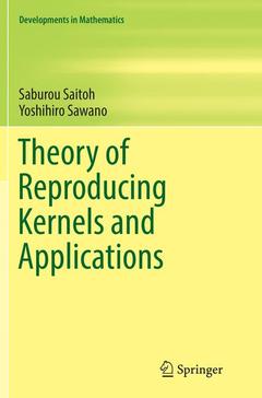 Couverture de l’ouvrage Theory of Reproducing Kernels and Applications