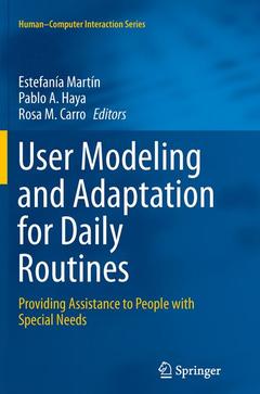 Couverture de l’ouvrage User Modeling and Adaptation for Daily Routines