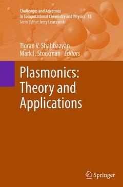 Couverture de l’ouvrage Plasmonics: Theory and Applications