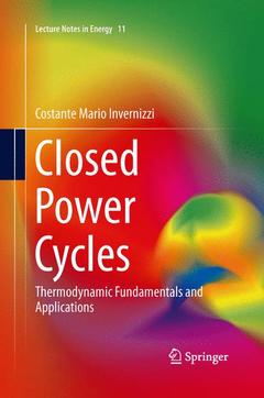 Couverture de l’ouvrage Closed Power Cycles