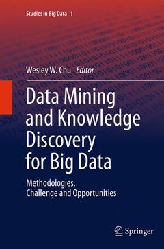 Couverture de l’ouvrage Data Mining and Knowledge Discovery for Big Data