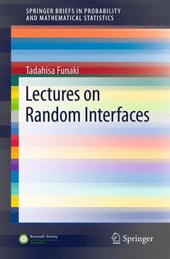 Cover of the book Lectures on Random Interfaces