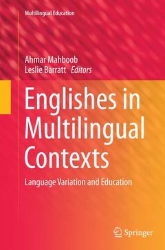 Couverture de l’ouvrage Englishes in Multilingual Contexts