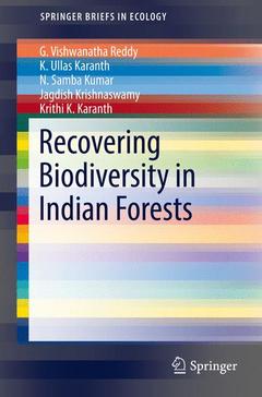 Cover of the book Recovering Biodiversity in Indian Forests