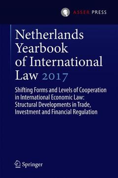 Couverture de l’ouvrage Netherlands Yearbook of International Law 2017