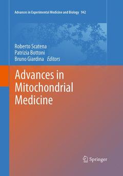 Couverture de l’ouvrage Advances in Mitochondrial Medicine