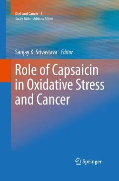 Couverture de l’ouvrage Role of Capsaicin in Oxidative Stress and Cancer