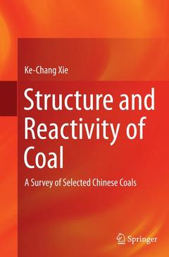 Couverture de l’ouvrage Structure and Reactivity of Coal