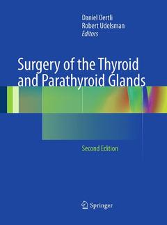 Couverture de l’ouvrage Surgery of the Thyroid and Parathyroid Glands