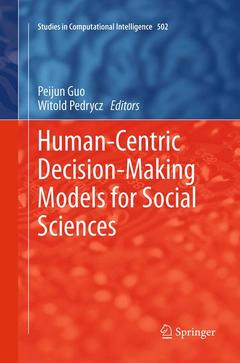 Cover of the book Human-Centric Decision-Making Models for Social Sciences