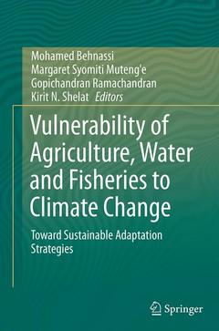 Couverture de l’ouvrage Vulnerability of Agriculture, Water and Fisheries to Climate Change