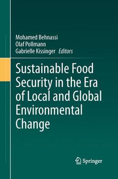 Couverture de l’ouvrage Sustainable Food Security in the Era of Local and Global Environmental Change