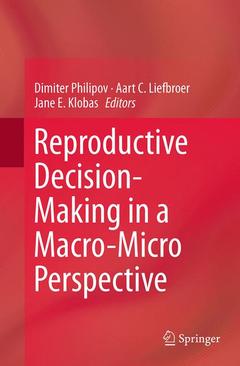 Couverture de l’ouvrage Reproductive Decision-Making in a Macro-Micro Perspective
