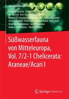Couverture de l’ouvrage Süßwasserfauna von Mitteleuropa, Vol. 7/2-1 Chelicerata: Araneae/Acari I