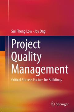 Couverture de l’ouvrage Project Quality Management