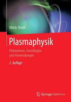 Couverture de l’ouvrage Plasmaphysik
