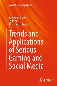 Cover of the book Trends and Applications of Serious Gaming and Social Media